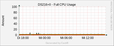 DS216+II - Full CPU Usage