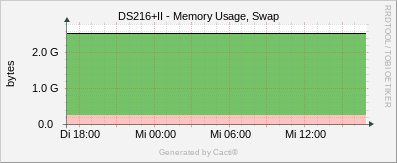 DS216+II - Memory Usage Swap